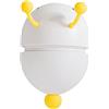LABRIMP Lampada da Comodino Pieghevole a Forma di Bruco Bianca per Cameretta Bambini, LED Notturna Flessibile Ricaricabile Tramite USB per Camera da Letto
