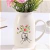 lorajewel Regalo Festa Della Mamma Regali Mamma Nonna Vaso in Ceramica Personalizzato con Nomi Festa Mamma Idee Regalo (B#2)