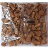 OPIROS Promo Tappi in Plastica per Imbottigliamento Vino Birra Artigianale Spumante Enologia (Tappi A Fungo ALETTATI Marroni, 100)