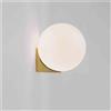 VR VETRINEINRETE Vetrineinrete® Applique a parete bronzo con sfera lampada da muro minamalista con attacco G9