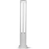 Generico UNIVERSO LAMPIONCINO LAMPADA LED DA GIARDINO CON FISSAGGIO A TERRA 12W COLORE BIANCO 600 LUMEN DA ESTERNO IP65 60CM (Bianco Naturale)
