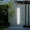 VOMI Lunga Striscia LED Applique Esterno da Parete Bianca Barra Metallo Acrilico IP65 Fredda Luce Diffusa su Entrambi i Lati Lampada da Parete Interno Up Down Illuminazione Terrazza Corridoio Camera,100cm