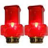 Uonlytech Candele Elettroniche Led Religiose Senza Fiamma 2 Pezzi Lumino Votivo Con Croce Luce Di Preghiera Per Decorazioni Interni E Cerimonie Religiose