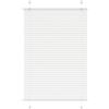 vidaXL Tenda Plissettata Bianca 90x100 cm Larghezza Tessuto 89,4 cm, Tenda per Finestra Plissettata, Tenda Plissettata, Tenda a Fisarmonica