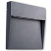 Kanlux Applique a LED da parete DULI, design angolare, colore antracite, 230V/6,5W, non dimmerabile