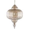 pajoma Lampada a sospensione Marocco, piccola 16 x 28 cm, realizzata in metallo con spina
