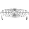 ZYWUOY Griglia in acciaio inox per cottura a vapore e raffreddamento, funziona con pentole, padelle e wok (20 cm)