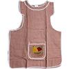 Russo Tessuti Casacca Grembiule Donna ZEFIR Quadretti Cucina Pulizie Tasca Frontale Volant -Random