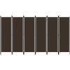 vidaXL Paravento a 6 Pannelli Divisorio Separè Pannello Byobu Pieghevole Schermo Separatore Ambienti Interni Protezione Privacy Marrone 300x180 cm