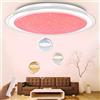 chysongoods XY LED Lampada a Soffitto 43cm 45W Compatibile con Alexa Controllo APP Altoparlante Bluetooth Integrato DimmerabileTemperatura Colore Regolabile Illuminazione Atmosferica RGB Telecomando Incluso