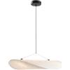 PLSDH Lampada a Sospensione in Seta Stile Wabi Sabi, apparecchi di Illuminazione creativi per Scale sul Comodino della Camera da Letto nel Soggiorno e nella Hall, Lampada a Sospensione Decorativa