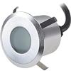 Lampo Lighting Technology LMOFC3W12VBN FC3W Faretto LED di ridotte dimensioni calpestabile per esterno POTENZA 3W 12V 240 LUMEN BIANCO CALDO 4000K CAVO 30 CM metallo Silver CRI >80Ra APERTURA FASCIO 60° IP 65
