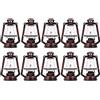 Niltracy Lanterne Mini di Natale 10Pz Piccole Lanterne Decorative per Interni Lanterne per Esterno Appese Lanterne per Candele in Stile Fattoria per Matrimoni Halloween Festa di Compleanno Decor 5 cm (Rosso)