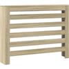 vidaXL Copertura Termosifone Rovere Sonoma 104x20x82 Legno Multistrato