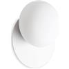 Ideal Lux NINFEA Lampada da parete tonda a filo bianca