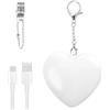 Husoiuy Lampada Luce per Borsette,Compatta a Forma di Cuore per Illuminazione Interna - Luce LED per Borse Donna - per Donna Viaggi Lavoro Casa Scuola Interni ed Esterni
