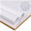 ANRO Protezione per tavolo, base per tovaglia, imbottitura per tavolo, protezione per tavolo, al metro, protezione Molton, dimensione rotabile con motivo, spessore 2 mm, parte inferiore gommata