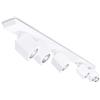 KOLORENO Lampada Alogena da Parete Quantus - Lampada da Parete e Soffitto - Lampada da Parete Faretto GU10 - Lampada da Parete Faretto x6 - Faretto da Soffitto in Alluminio - Bianco, 1180x62x25 mm