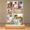 Bulaient Lampada Personalizzata con Foto, Cornice Personalizzata, Cornice con Foto Personalizzatas, Quadro Personalizzato con Foto, Regalo Donna Compleanno, Regalo Anniversario per Lui e Lei