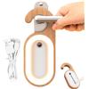 Generico Luce Notturna Per Maniglia Porta, Lampada Notturna Con Lavagna Cancellabile, Luci Notturne Con Sensore Di Movimento, Door Knob Night Light, Luce Ricaricabile Sospeso Per Bambini, Camera Da Letto