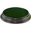 Greca - Piedistallo rotondo,verniciato, in diverse misure,in legno massiccio con finitura noce Diámetro 15 cms.