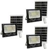 YASTA 3 Pezzi Faro LED Esterno Solare 400W PRO Luce Fredda con Telecomando