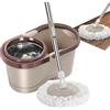 Generic Set E Secchio Rotante | Mop Rotante Automatico Per La Pulizia Della Casa | Per La Pulizia Salva-lavoro Con Strizzatoio Per Soggiorno, Cucina, Balcone, Sala Studio, Passare lo straccio e centrifugarlo