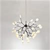 Generic Lampadario Firefly, Lampada a Sospensione nordica Creativa, a Forma di Ramo di Albero, a Forma di Foglia, per Soggiorno, Camera da Letto