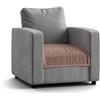 PAULATO BY GA.I.CO. PAULATO - Runner Copripoltrona Impermeabile, Antiscivolo, Lavabile in lavatrice - Intrappola i liquidi all'interno - Per animali e bambini - Made in Italy - Marsala - 63x50 cm - 1 posto