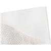 GBiancheria Mollettone Copritavolo in Feltro e PVC Antiscivolo Tovaglia Proteggi Tavolo col. Bianco in varie misure Made in Italy (140x320cm)