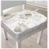 Russo Tessuti 6 CUSCINI Sedie Cucina Coprisedia IMBOTTITI Tinta Unita Vari Colori Elastico 40x40 Ginevra beige