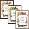 MG Design Set di 3 Cornici Marrone 25 x 35 cm - In vero legno con vetro acrilico, da appendere e da appoggiare, per foto, poster e puzzle