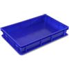 COSE DA CASA Cassetta Porta Impasti Sovrapponibile 60x40 HDPE Idonea al Contatto Alimentare Vari Colori per Anticontaminazione glutine lattosioallergie (BLU 60X40X10)