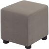 uyeoco Velluto Copri Pouf Quadrato Elasticizzato Copri Poggiapiedi Quadrato Pieghevole Copertura Dell'Ottomano con Fondo Elastico Sofa Protettore per Soggiorno (Color : #10, Size : 40x40 cm)