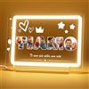 witfox TIAMO Lampada Personalizzata con Foto e Dedica, Neon Acrilico personalizzato, Regalo Anniversario per Lui e Lei, Regali Fidanzata Fidanzato, Interfaccia USB, Tre Basi Tra cui Scegliere