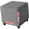 ILiemao Coprisgabello Elasticizzati Footstool Covers, Copri Pouf Ottomano, Velluto Jacquard, Fondo Elastico Lavabile, Personalizzabile, Copertura Protettiva per Poggiapiedi Quadrato(1993,30 x 30 cm 12 x 12 in