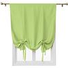 ele ELEOPTION Tenda Oscurante Semplice con Lacci, con Tasca per Asta, per Isolamento Termico, Oscurante, per Camera da Letto, Soggiorno, Cucina, Finestra Piccola, Poliestere (60x120cm, Verde)