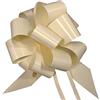 BOLIS 25 PEZZI Fiocco Coccarda AVORIO 120 mm autotirante matrimonio auto macchina