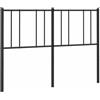 vidaXL Testiera di Ricambio in Metallo Nero 150 cm