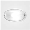 Sconosciuto PRISMA Plafoniera CHIP 25 OVALE bianco E27 cod. 005700