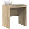 vidaXL Scrivania Rovere Sonoma 70 x 50 x 76 cm, Scrivania compatta, Stile Moderno, Spazio ergonomico, Tavolo per Scrivere, Mobile Resistente per stanze Piccole