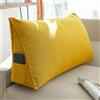Treer Cuscino da Lettura per Letto Grande Multicolore Cuscino Schienale Divano Cuscino Lombare per Testiera Wedge Cuscino Cuscino di Supporto Cuscini per Poggialetto (60 * 35 * 20cm,Giallo)