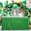 Odot Gonna da Tavolo in Poliestere Lavabile e Antipiega Tovaglia Rettangolare per Matrimoni Compleanno Festa Banchetto Natale Decorazione (Verde,6FT(183cm*77cm))