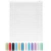 Generic Tende Veneziana in Alluminio su Misura Larghezza 25-165cm Altezza 50-290cm, Privacy, 25mm Persiane Veneziane Orizzontali per Finestre Interne(White)