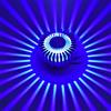 Septpenta Plafoniera LED 3W, Luce a 360°, Forte Effetto Decorativo, Lampada da Parete Moderna Ed Elegante per Soggiorno, Festa, KTV, Bar, Camera da Letto, Cucina, Corridoio(Luce blu economica)