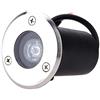 LED LEDS SEGNAPASSO FARETTO INCASSO CARRABILE LED 3W IP66 DA ESTERNO LUCE NATURALE 4000K
