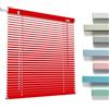 Generic Veneziane da Interno/Esterno Senza Forare, 25mm Lamelle Tende Veneziana in Alluminio, Tende su Misura Orizzontali, Tapparelle per Finestre Privacy Oscurante per Ufficio Casa(Red)