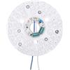 VELATEMOR Pannello LED Rotondo della Luce a Ventola da 24 W, Pannello di Sostituzione della Luce della Ventola, Temperatura a 3 Colori Brillante Selezionabile 3000K 4500K 6000K, Dimmable