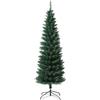 SOLAGUA NAVIDAD Albero di Natale artificiale extra riempito con foglie di ghirlanda, alberi da 150-300cm con supporto in metallo (Slim Verde, 150cm 277Tips)