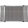 GrecoShop Zanzariera Estensibile in Alluminio 70x100/192 cm